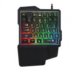 Clavier de jeu filaire lumineux � une main, pour t�l�phone, pour bureau, g101