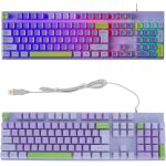 Clavier de jeu filaire, clavier de jeu mécanique, clavier d'ordinateur avec rétroéclairage, clavier à ... Clavier de jeu filaire, clavier de jeu mécanique, clavier d'ordinateur avec rétroéclairage, clavier à ...