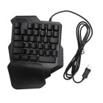 Clavier de jeu à une main, rétro - éclairage rvb 7 couleurs, ergonomique, 35 touches, mini clavier de ... Clavier de jeu à une main, rétro - éclairage rvb 7 couleurs, ergonomique, 35 touches, mini clavier de ...
