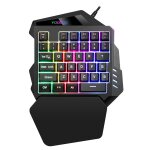 Clavier de jeu à membrane à 35 touches, une main, pour ordinateur portable, filaire professionnel ultra ... Clavier de jeu à membrane à 35 touches, une main, pour ordinateur portable, filaire professionnel ultra ...