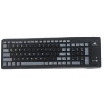 Clavier de jeu en silicone souple, 103 touches, pliable, anti - poussire, haute qualit, pour ordinateur ...