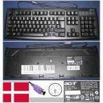 Clavier / keyboard qwerty danois / danish pour kb - 2971 kb2971, kb. kbp03. 330, kbkbp03330, port connecteur ...