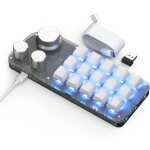Clavier macro programmable - clavier sans fil personnalisé avec récepteur 2. 4 ghz, clavier mécanique ... Clavier macro programmable - clavier sans fil personnalisé avec récepteur 2. 4 ghz, clavier mécanique ...