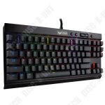 Clavier m�canique compact gaming k65 rgb qwerty haut rendement r�tro�clairage lumineux led / multifonctionnel ...
