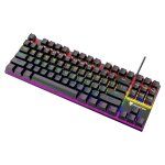 Clavier mécanique filaire à 87 touches, couverture en métal, avec rétro - éclairage et arbre lumineux, ... Clavier mécanique filaire à 87 touches, couverture en métal, avec rétro - éclairage et arbre lumineux, ...