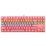 Clavier mécanique de jeu filaire avec rétro - éclairage led, 87 touches, coloré, pour pc portable Clavier mécanique de jeu filaire avec rétro - éclairage led, 87 touches, coloré, pour pc portable