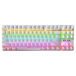 Clavier m�canique de jeu k200, 87 touches, interrupteur bleu, sans fil, usb, r�tro�clair�, tkl, pour ...