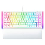 Clavier mcanique razer blackwidow v4, interrupteur tactile 75% rvb, blanc