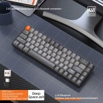 Clavier mécanique sans fil bluetooth, mode touristes, interchangeable à chaud, mini interrupteur rouge ... Clavier mécanique sans fil bluetooth, mode touristes, interchangeable à chaud, mini interrupteur rouge ...