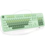 Clavier a membrane 100%, 104 touches punk style machine a ecrire rétro, clavier a membrane a touches ... Clavier a membrane 100%, 104 touches punk style machine a ecrire rétro, clavier a membrane a touches ...