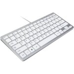 Clavier mini filaire usb clavier mince argent & blanc - plug and play - compact et durable - convient ... Clavier mini filaire usb clavier mince argent & blanc - plug and play - compact et durable - convient ...