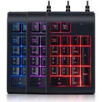 Clavier numrique pav numrique, clavier mcanique tricolore rtroclair a 19 touches, clavier filaire ...