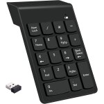 Clavier numrique, clavier numrique sans fil 24g, touches en chocolat, plug and play, pav numrique ...