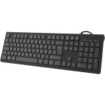 Clavier ordinateur, clavier filaire azerty fran�ais, clavier usb plug play, touches chiclet a profil ...