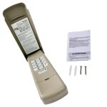 Clavier d'ouverture de porte de garage, clavier d'entre sans fil sr et fiable pour chamberlain 740cb ...