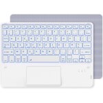 Clavier avec pav tactile, clavier sans fil bluetooth 10 pouces avec rtroclairage, [azerty] clavier ...
