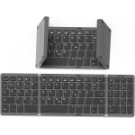 Clavier pliable allemand qwertz - sans fil portable ultra fin - bt type - c - mini clavier pliable pour ...