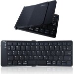 Clavier pliable avec pav numrique - canal de connexion rechargeable pour ios, android, windows, qwertz ...
