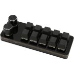 Clavier programmable, 10 touches, 2 boutons, interrupteur bleu, mini clavier m�canique echangeable a ...