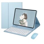 Clavier rond bluetooth dtachable pour mini ipad 6 6e gnration 8. 5 pouces, jolie coque pour mini ipad ...