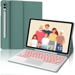 Clavier pour samsung galaxy tab s9fe plus, galaxy s9 plus clavier 12. 4  2023, touchpad clavier pour ...