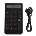 Clavier sans fil 2. 4g, 29 touches, clavier numrique avec cran lcd