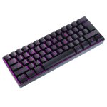 Clavier sans fil 2. 4g rtro - clairage double mode, 61 touches, portable, pour mac, pc, notebook, tablette, ...