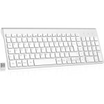 Clavier sans fil, clavier azerty fran?ais avec r?cepteur nano usb 2. 4ghz ergonomique compatible avec ... Clavier sans fil, clavier azerty fran?ais avec r?cepteur nano usb 2. 4ghz ergonomique compatible avec ...