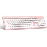 Clavier sans fil azerty français clavier usb avec pavé numérique avec 12 raccourcis multimédias pleine ... Clavier sans fil azerty français clavier usb avec pavé numérique avec 12 raccourcis multimédias pleine ...