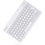 Clavier sans fil bluetooth 10 pouces, [azerty franais] clavier lger fin keyboard pour ipad, android ...
