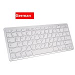 Clavier sans fil bluetooth ultra fin universel pour pc gamer, tablette, hébreu, anglais, arabe, russe, ... Clavier sans fil bluetooth ultra fin universel pour pc gamer, tablette, hébreu, anglais, arabe, russe, ...