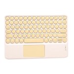 Clavier sans fil à écran tactile, compatible bluetooth, pour ipad mini, tablette, pc, ios Clavier sans fil à écran tactile, compatible bluetooth, pour ipad mini, tablette, pc, ios