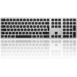 Clavier sans fil pour mac, rcepteur usb et type c, rtroclair rechargeable, ultra - mince, disposition ...