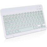 Clavier sans fil portable ultra fin, clavier de tablette universel rechargeable de 10 pouces pour ipad ... Clavier sans fil portable ultra fin, clavier de tablette universel rechargeable de 10 pouces pour ipad ...
