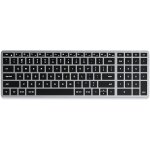 Clavier sans fil slim x3 qwerty anglais, clavier bluetooth avec pav numrique et rtroclair, multi ...