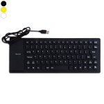 Clavier silicone flexible usb noir