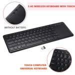 Clavier tactile sans fil 2. 4ghz, haute qualit�, portable, mini tablette, ordinateur portable, pour t�l�vision ...