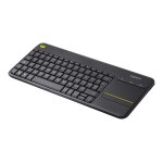 Clavier tactile sans fil logitech k400 plus - clavier - sans fil - 2. 4 ghz - nordique - noir Clavier tactile sans fil logitech k400 plus - clavier - sans fil - 2. 4 ghz - nordique - noir