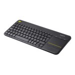 Clavier tactile sans fil logitech k400 plus - clavier - sans fil - 2. 4 ghz - suisse - noir Clavier tactile sans fil logitech k400 plus - clavier - sans fil - 2. 4 ghz - suisse - noir