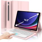 Clavier avec touchpad pour samsung galaxy tab s9 ultra / s10 ultra 14. 6 , azerty franais clavier bluetooth ...