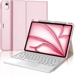 Clavier avec trackpad pour ipad air 11 pouces m2 / m3 2024 / 2025, azerty fran�ais clavier d�tachable ...