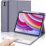 Clavier avec trackpad pour redmi pad pro 12. 1 pouces 2024, azerty fran�ais clavier bluetooth magn�tique ...