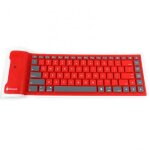 Clavier universel pliable sans fil en silicone souple, 87 touches, haute qualit, pour tlphone, pc ...