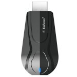 Cl� tv sans fil miracast r�cepteur airplay 5g 2. 4g 1080p, dongle wifi, miroir d'�cran, streamer cast ...