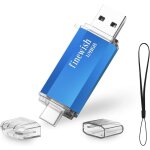Cl� usb 128 go, 2 en 1 usb c pendrive 128gb portable clef usb 128go type c memory stick 128 gb pour huawei ...
