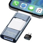 Cl usb 128 go, extension de cle mmoire externe, cl photo, lecteur flash pour ios et android, ordinateur, ...