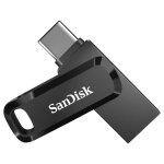 Cl� usb 128 go sandisk ultra dual drive go � double connectique usb 3. 2 gen 1 / usb - c - noir