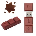 Cl� usb 128gb - creative chocolate design, microdrive