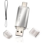 Cl� usb 128go 3. 0 2 en 1 rapide, otg cl� usb c 128go 2 en 1 type c 3. 0 en m�tal, pen drive 128gb flash ...