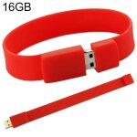 Cl� usb 16gb - bracelet en silicone -
